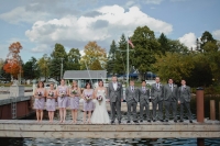 wedding party dock