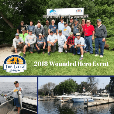 2018 Wounded Hero Event Held at The Lodge at Leathem Smith in Door County